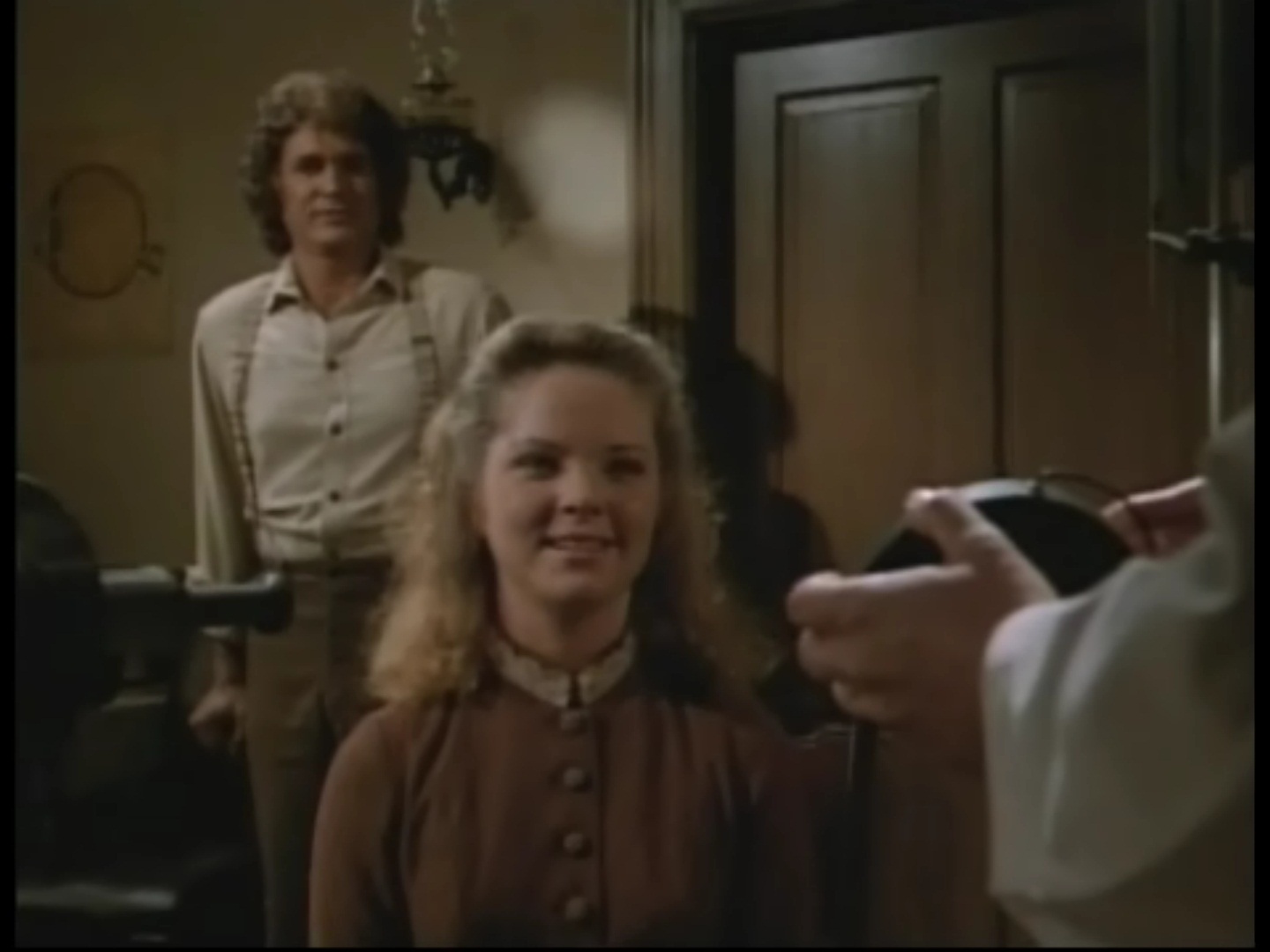 Melissa Sue Anderson as Mary Ingalls at her eye examination